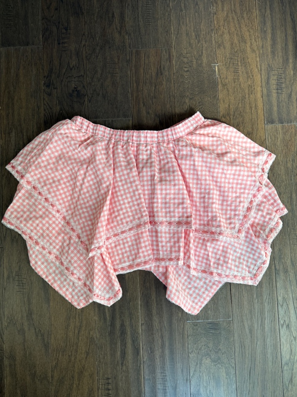 NWT Avec Les Filles Gingham Skirt M - Picture 3 of 7